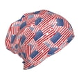 thumbnail image 2 of Honeii America Flags Print Kids Knit Beanie Watch Hat ,Knit Cap for Boys and Girls, 2 of 7