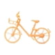 thumbnail image 4 of Juguetes modelo de bicicleta 1/64, modelo de bicicleta en miniatura de resina para mesa de arena, ferrocarriles, accesorio de foto, decoración de jugu Bicicleta compartida Hugo escena de bicicleta en miniatura, 4 of 10