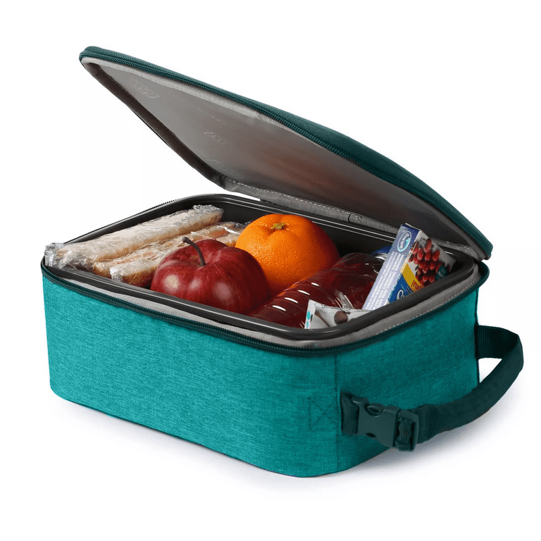 Fulton Bag Co. Thermal Insulated Zippered Lunch Bag Box (Upright) Hardbody  Sturdy (Cantaloupe)