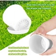 thumbnail image 3 of 8Pack Plastic Planters with Drainage Hole and Tray,Modern Flower Pot,White Seedling Pots,Indoor Succulent Plants Container,Thickened Nursery Pots,for House Outdoor Plants 4.8inch, 3 of 6