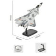 thumbnail image 3 of Maqueta de avión de combate a escala 1/144 para decoración de escritorio, sala de estar o cualquier otro espacio decorativo. 9.84 pulgadas, 3 of 9