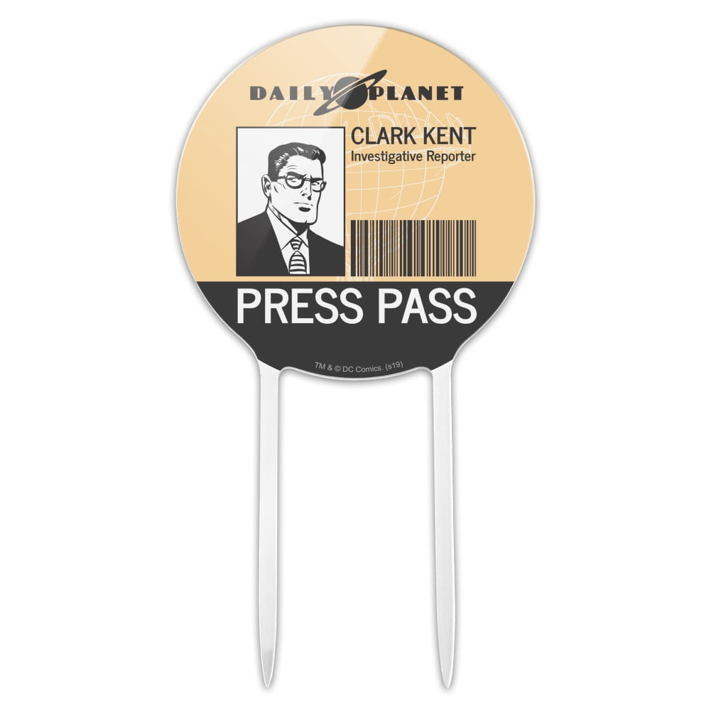 Clark Kent Press Badge