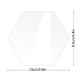 thumbnail image 4 of Lefu Blank Clear Acrylic Table Sign Reception Stand Wedding Display Plaque Holder DIY, 4 of 9