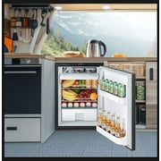 Aobosi Upgraded 12 Volt Car Refrigerator, 83L (88 Quart) RV Fridge and Freezer, RV Refrigerator APP Control with Lock, (-4℉-46℉) Fridge freezer 12/24V DC for Truck, RV, Camping, Travel