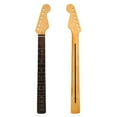 thumbnail image 2 of 22 Fret ElectricGuitar Neck With A Hint Of Yellow 25.5 Inch Scale Neck Replacement For ST Style Fingerboard With Modern C Shape Top Adjustment Big Headstock Guit89501, 2 of 4