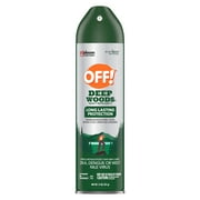 OFF! Deep Woods Insect Repellent V,Mosquito Bug Spray, Up to 8 Hours of Protection with DEET, 11 oz