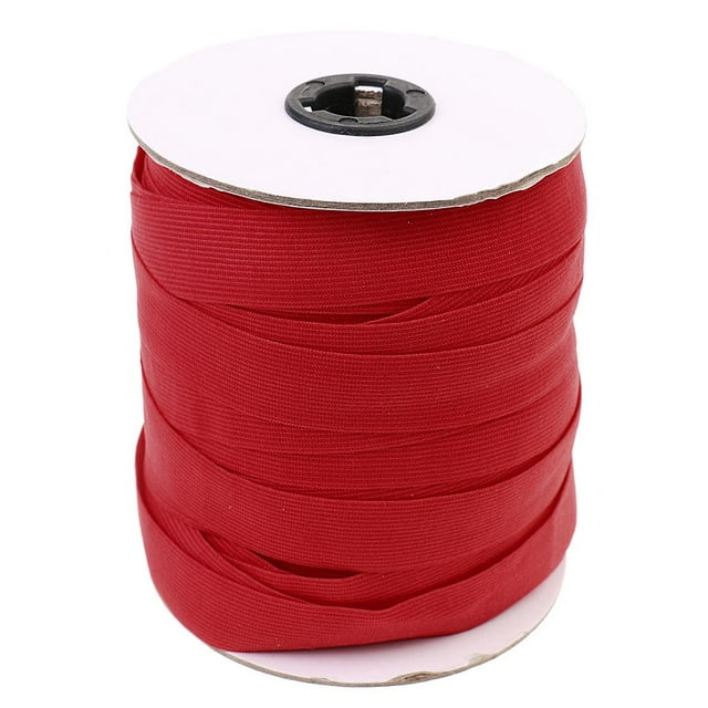 GUOOL 50 Yard Elastic Stretchy Ribbon Band Strap Sewing 18mm Red