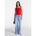 thumbnail image 2 of No Boundaries Low Rise Cotton Baggy Jeans, 31.5'' Inseam, Women's 00-26W, 2 of 5
