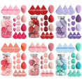 thumbnail image 4 of 15-Piece Ultimate Makeup Brush Set - Pro Flawless Foundation Application Kit for Liquid, Powder, Cream - Suitable for All Skin Types, Includes Powder Puffs, Mini Puffs, Beauty Blenders, Mini Sponges,, 4 of 5