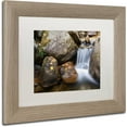 thumbnail image 2 of Trademark Fine Art "Jordan Stream" Canvas Art by Michael Blanchette Photography White Matte, Birch Frame, 2 of 4