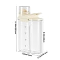 thumbnail image 3 of TIMIFIS Kitchen Storage Jar Grain Storage Box Sealed Jar Kitchen Food Grade Empty Bottle Storage Jar Insect-Proof and Proof Rice and Flour Barrel Kitchen Essentials, 3 of 7