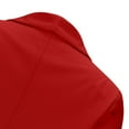 thumbnail image 4 of GaThRRgYP Womens Jackets Trendy,Ladies Solid Color Long Sleeve Lapel Real Pocket Suit Jacket Red M, 4 of 7