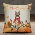 thumbnail image 2 of Happy Thanksgiving German Shepherd with Turkey Pumpkins Autumn Vibes Pillowcase Double Sided Alsatian Dog Lover Gifts Pillow Case Covers - 12018, 2 of 3