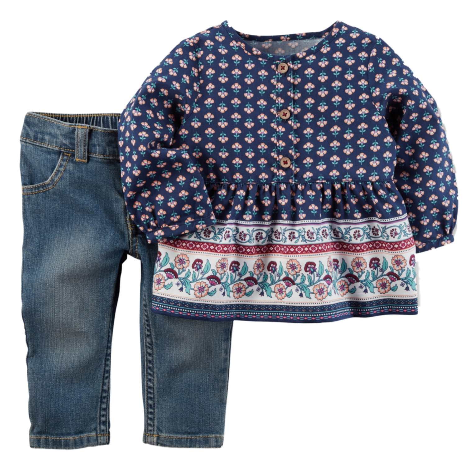 carters baby girl jeans