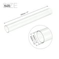 thumbnail image 2 of Plástico Tubería Rígido Policarbonato Redondo Tubo Transparente 1.2"(30mm) ID 1.3"(32mm) OD 17" (425mm) Alto Impacto para Iluminación, Maquetas, Agua Plomería, 2 of 7