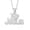 Style 2, variant on LeCalla 925 Sterling Silver Necklace for Women and Teen Love Heart Jesus Pendant Gift for Her 18+2" Inches