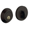 thumbnail image 1 of Baldwin 8241402 Contemporary Single Cylinder Deadbolt - Distressed Oil Rubbed Bronze, 1 of 1