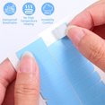 thumbnail image 5 of QZS Double Sided Hair Tape,5Sheets Portable Hairpiece Expansion Tools for Home,Blue Durable Hairpiece Supplies,1.57x0.3inch, 5 of 6