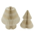 thumbnail image 5 of Northlight Accordion Honeycomb Foldable Paper Christmas Tree - 3' - Cream, 5 of 7
