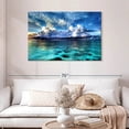 thumbnail image 2 of Elephant Stock Cozumel Ocean View Wall Art - Horizontal Canvas Wall Art - Living Room Wall Decor - Beach Canvas - Blue And Turquoise Decor - 45" x 30", 2 of 8