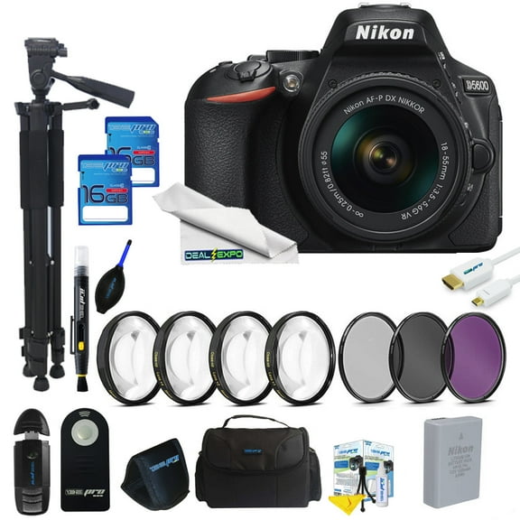 Nikon D5600 DSLR Camera with 18-55mm Lens   Expo Advanced Kit