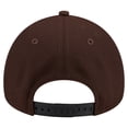 thumbnail image 3 of Men's New Era  Dark Brown Cleveland Browns Burnt Wood A-Frame 9FORTY Adjustable Hat, 3 of 4