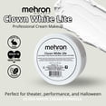 thumbnail image 2 of Pintura facial y corporal Mehron Makeup Clown White Lite 60 ml, 2 of 6
