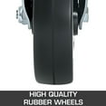 thumbnail image 3 of VEVOR 8" x 2" Casters Scaffolding Swivel Rubber Zinc Coating Flexible Scaffold, 3 of 9