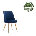 thumbnail image 6 of Porthos Home Tori Kitchen And Dining Room Chair, Velvet, Gold Legs, 6 of 6