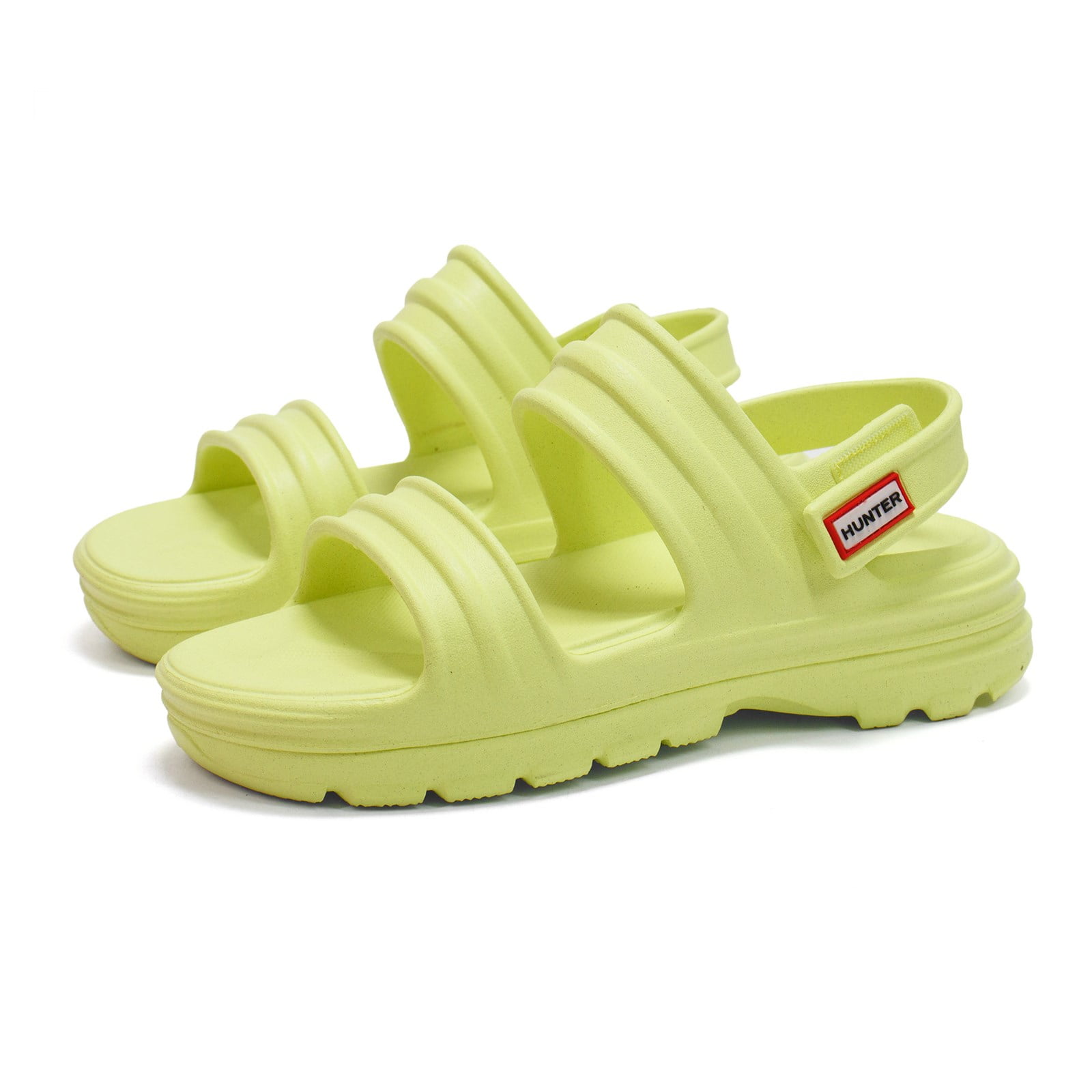 HUNTER★(w) Light Algae Foam Buckle Platform Sandal★22-25cm Hunter Women's Bloom Algae Foam Adjustable Strap Sandals