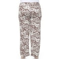 thumbnail image 4 of White Mark Women's Plus Size Floral Paisley Palazzo Pants, 4 of 6