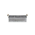 thumbnail image 1 of Cheungs 5544GW Gray Wash Wood & Metal 3 Slot Organizer with Side Handles, 1 of 1