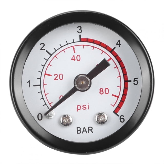 Reemplazo del manómetro del atomizador 0‑6BAR 0‑80psi para accesorios de pulverizador de acero inoxidable