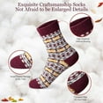 thumbnail image 5 of Dyfzdhu Fashion Strip Women Socks Stockings Street Cotton Print Middle Girls Socks, 5 of 6
