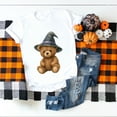 thumbnail image 7 of Watercolor Witchy Bear - Womens Short Sleeve Tee, 7 of 7