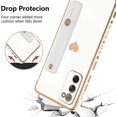 thumbnail image 2 of for Samsung Galaxy S20 Fe 5G Case White Love Hearts Design for Women Girl Men, Luxury Plating with Strap Stand Full Camera Lens Protection Bumper for Galaxy S20 Fe 5G, 2 of 12
