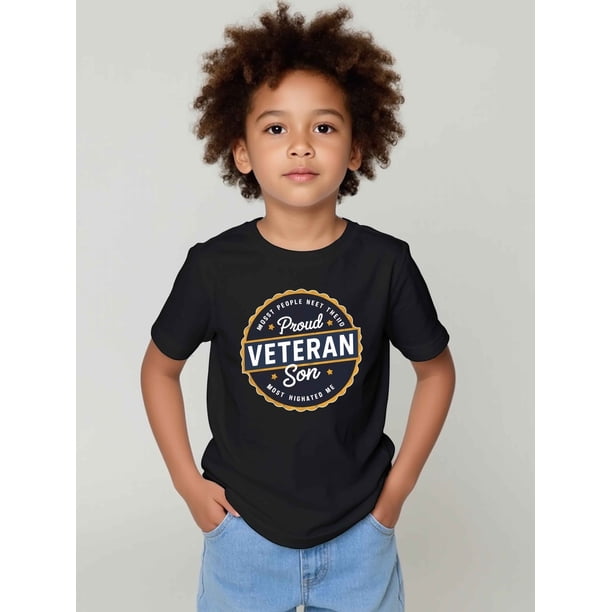 Graphic Tee for Boys, Casual Crew Neck Short Sleeve T-Shirt, Cotton Knit Fabric with Medium Stretch, Regular Fit Summer Top