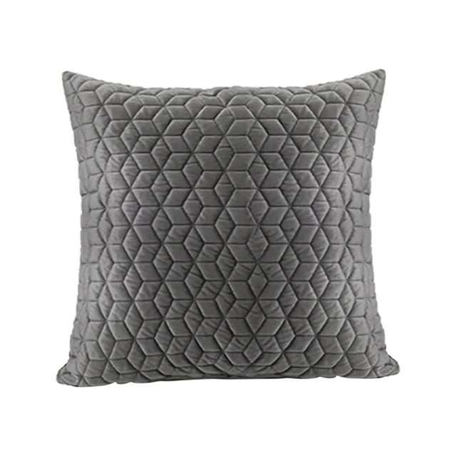 asddcavvf Hexagonal Pattern Embossed Pillow Cover Bed Pillow Bedside Living Room Sofa Cushion Back Zip up Pillowcase Pillowcase Silk for Face And Hair No Pillowcase