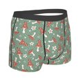 thumbnail image 3 of Balery Retro Hippie Groovy Mushroom Men's Boxer Briefs, Soft and Breathable Cotton Underwear with nylon Waistband-XX-Large, 3 of 9