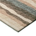 thumbnail image 4 of Bravado Indoor/Outdoor Brown Modern Color Block 8' Round Non-Skid Area Rug, 4 of 8