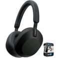 thumbnail image 1 of Auriculares inalámbricos reacondicionados con cancelación de ruido Sony WH1000XM5/B negros, 1 of 9