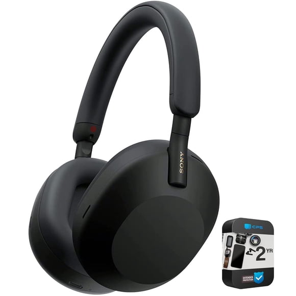 Auriculares inalámbricos reacondicionados con cancelación de ruido Sony WH1000XM5/B negros