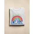 thumbnail image 3 of Go Forth And Be Awesome Sweatshirt Women -June Erica Vess Designs, Female x-Large, 3 of 4