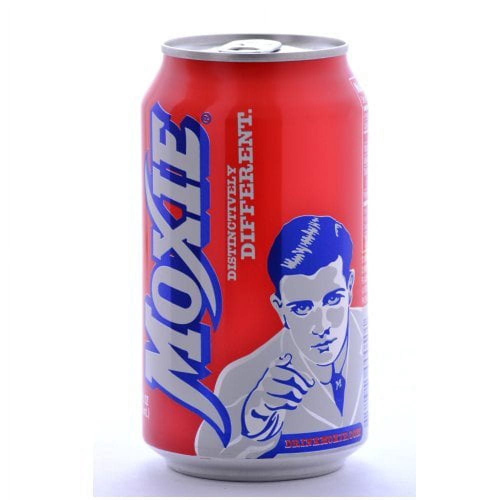 Moxie Soda 12-12oz Cans + Wicked Good Maine Decal Sticker
