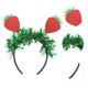 thumbnail image 3 of 2 diademas decorativas con forma de fresa para el pelo, tocado de primavera para fiesta., 3 of 7