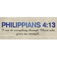 thumbnail image 2 of Gibbons, Lauren 18x10 White Modern Wood Framed Museum Art Print Titled - Philippians 4:13, 2 of 4