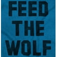 thumbnail image 2 of Feed The Wolf Sarcastic Hangry Gym Hoodie Sweatshirt Women Men Brisco Brands L, 2 of 6