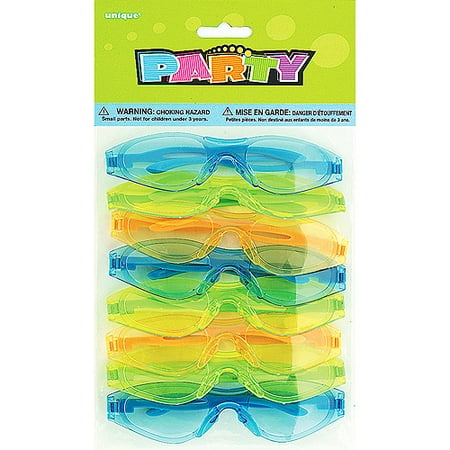Party Favors - 8-Pack Cool Kids Glasses, Assorted Colors
