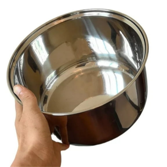 Stainless Steel Rice Cooker Inner Bowl - Compatible for Tiger JBV-S10U