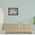 thumbnail image 2 of Stupell Industries Memories at Lake Phrase Rustic Boat Ores Motif Framed Wall Art, 30 x 24, Design by Lil' Rue, 2 of 8